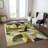 Machine Washable Indoor/Outdoor Xhevrie Green Rug-1247961645