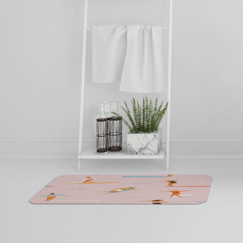 Ajsa Memory Foam Non-Slip Bath Rug