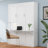 Murphy Bed With 1 Side Cabinet Storage Shelf