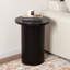 Pedestal Wood Round End Table-486130815