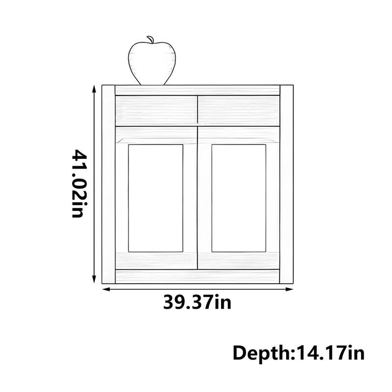 Classic simple storage shoe cabinet