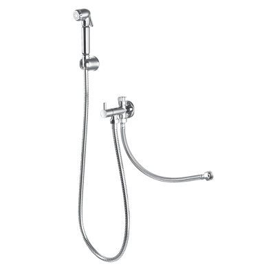DAX Bidet Valve Spout Kit With Sprayer, Chrome