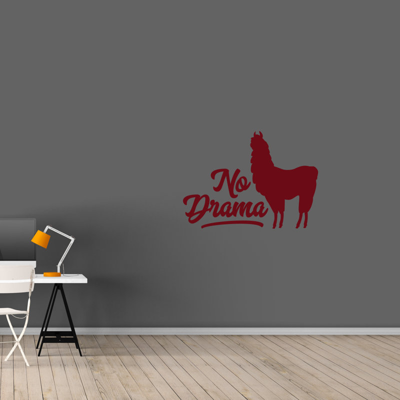 Animals Wall Decal, Cranberry