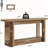 63-Inch Farmhouse Console Table with Curved Legs - 2-Tier-1970783966