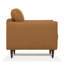 Fauteuil en cuir brun clair