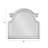 Antique White Finish Mirror