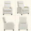 Fauteuil inclinable manuel moderne et doux au toucher, recouvert de tissu velours côtelé-1903143837