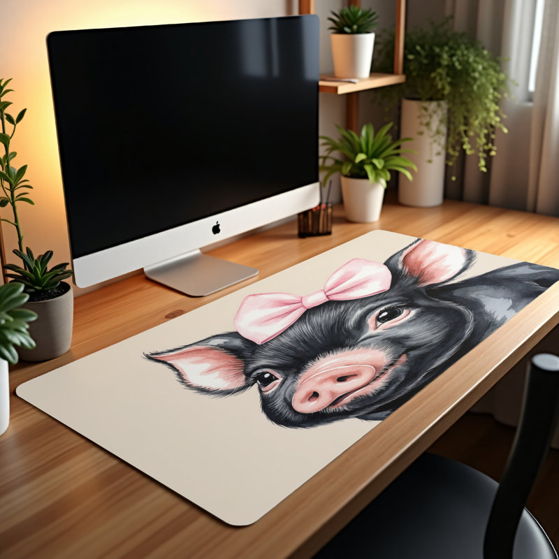 Polyester Desk Pad, 31.5x15.5