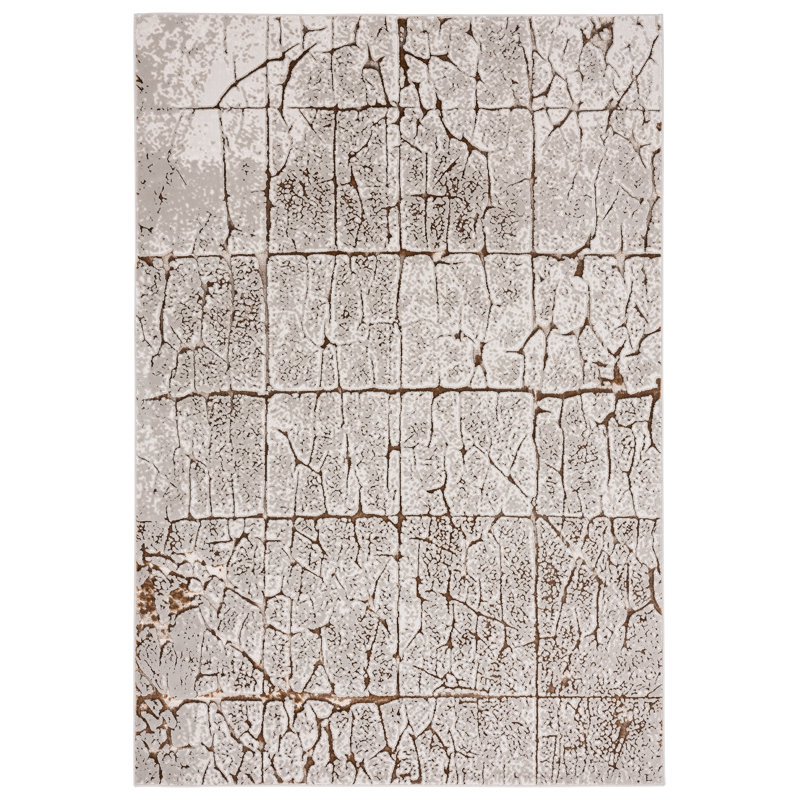 Tapis beige, Rectangle 5 pi 2 po x 7 pi 5 po