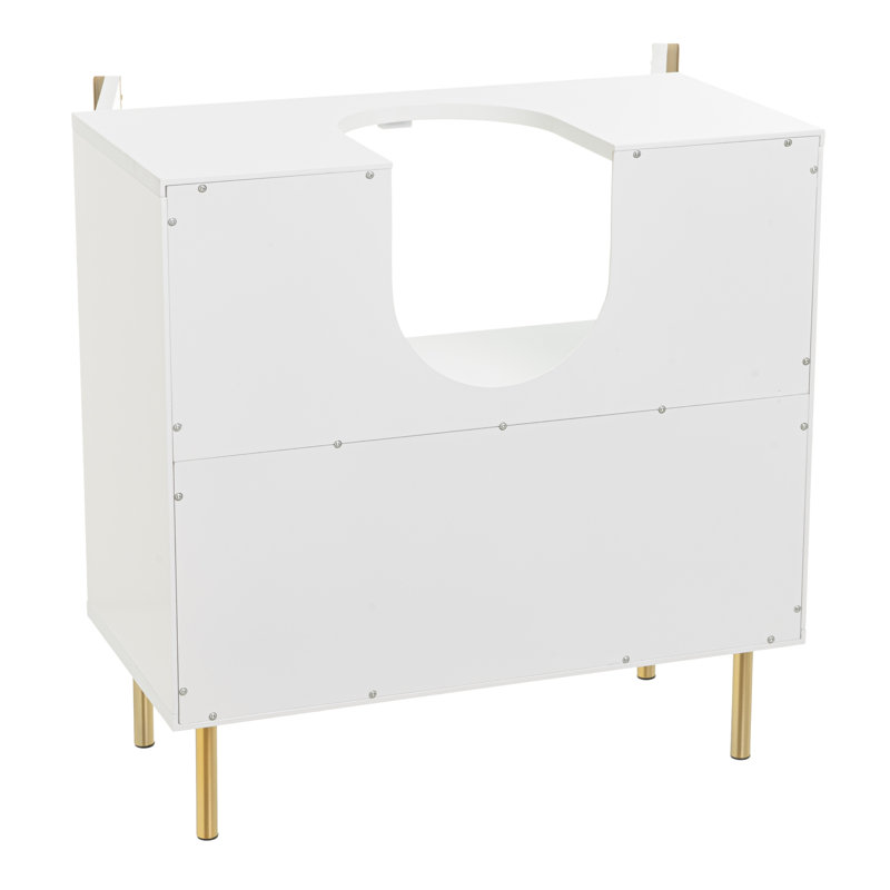 60cm Single Bathroom Vanity Base Only
