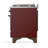 Majestic III Series 48 Inch Dual Fuel Range with 5 Sealed Burners, Griddle, Frenchtop in Burgundy (Liquid Propane, Burnished Trim)-124828701-124828706-124828709