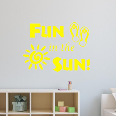 Adhésif décoratif «Fun in the Sun»