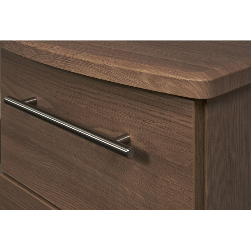 Fully Assembled Levine Dressing Table Set, Dark Brown