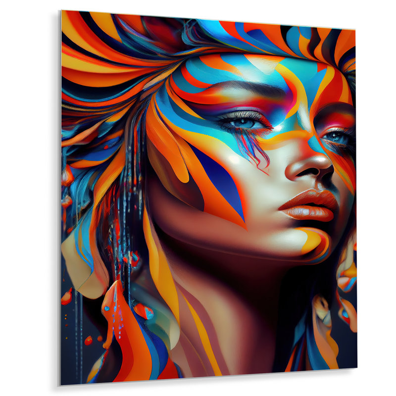 Wall Decor on Metal, 32" H x 24" W x 1" D