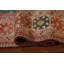 Tapis turc bleu à motif géométrique anatolien 8 x 12