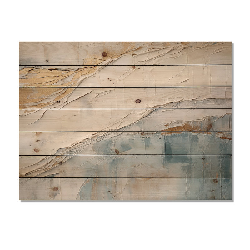 Chrysi - Coastal Wood Wall Decor Panels, 30" H x 40" W