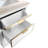 Allie 24" Single Bathroom Vanity with Carrara Marble Top-258980941-258980982