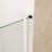 Pivot Shower Door, Aluminum Frame, Half Frame ,1/4"(6Mm) Tempered Glass Explosion Proof Film-120558935