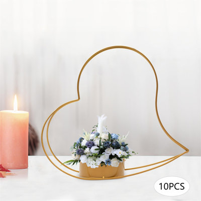Metal Flower Girl Basket