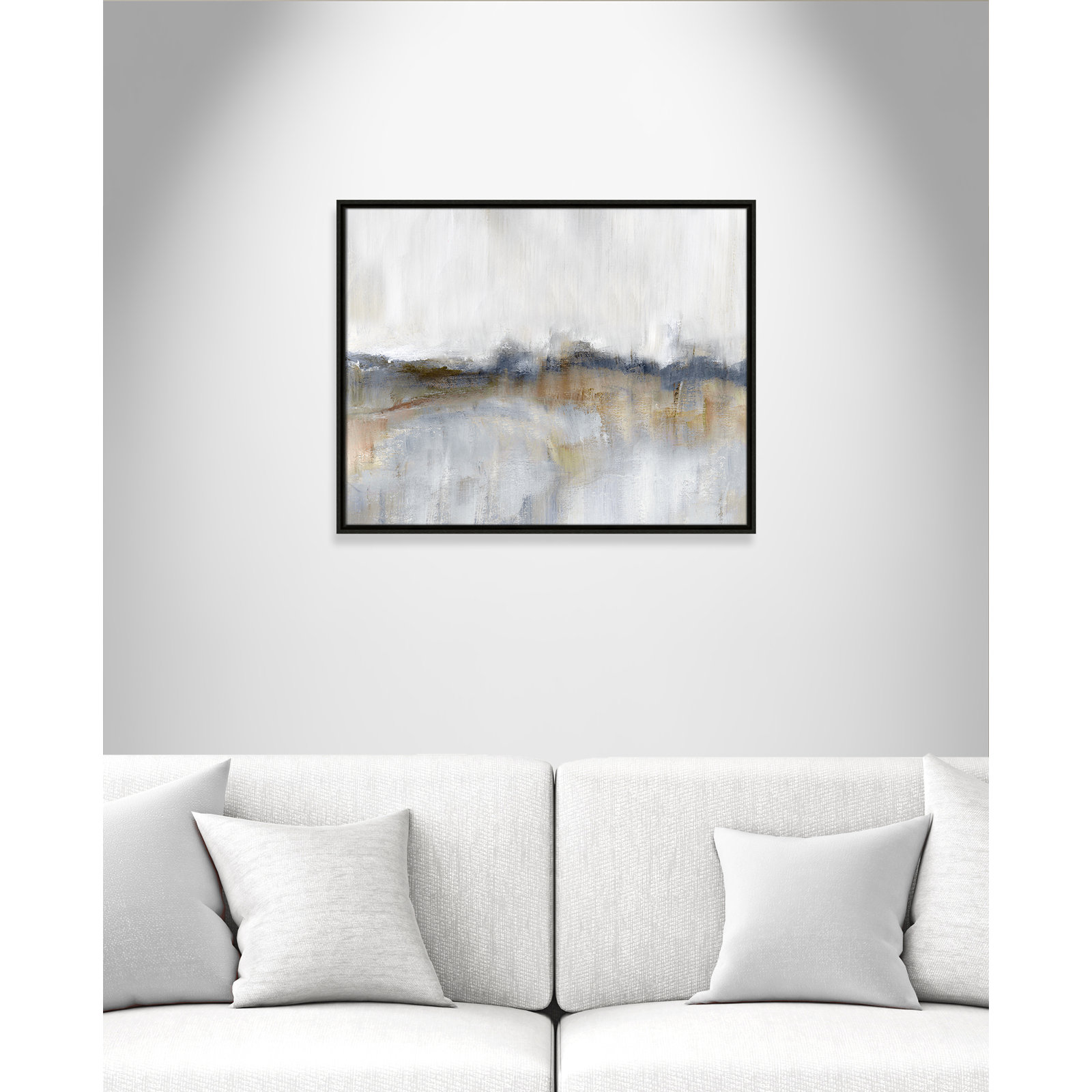 Autumnal Tide by Nan - Floater Frame Print on Canvas, 23.5" H x 29.5" W, Black