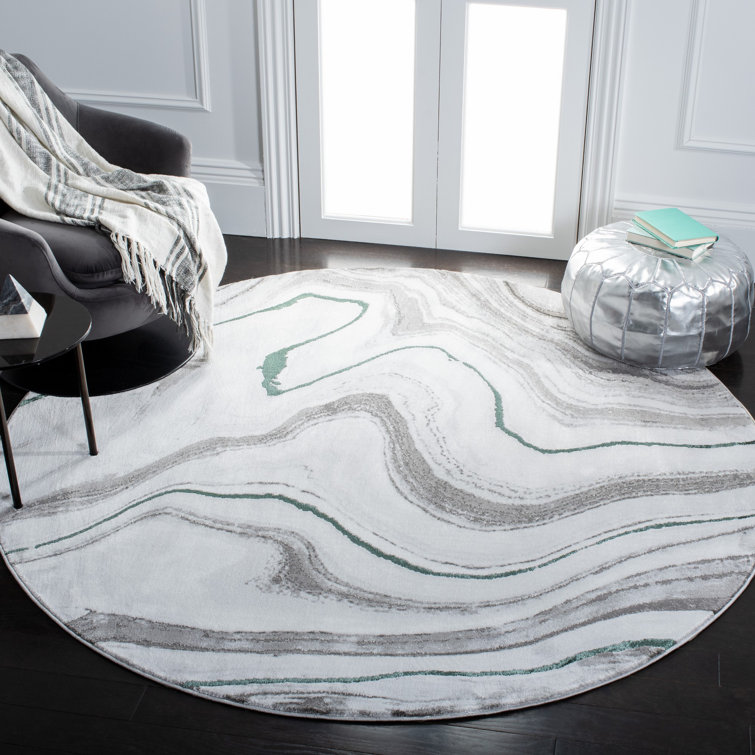 Fluery Performance Abstract Rug