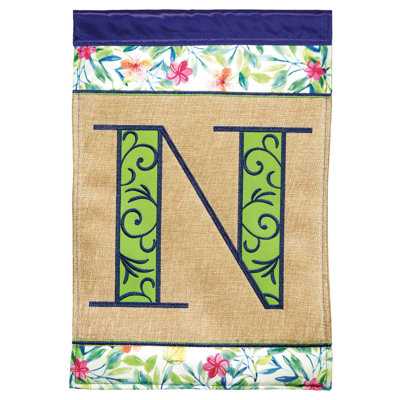 Drapeau de jardin en polyester 2 pi 1 pi 6 po x 1 pi Bitner