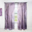 Panneau de rideau abstrait, mauve liquide, décor obscurcissant - Mauve liquide Art Waves II-72240191
