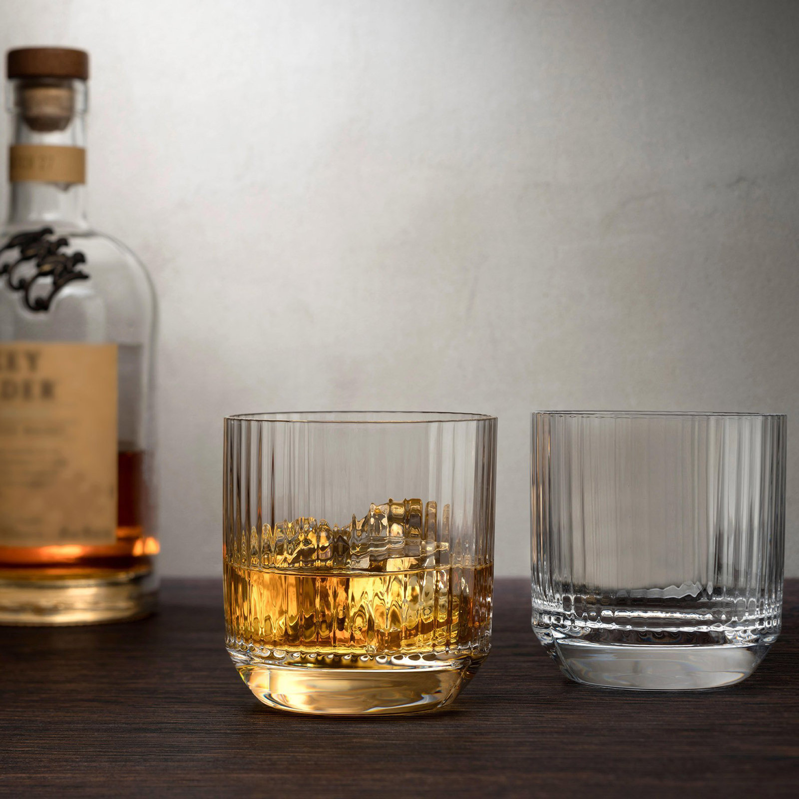 Big Top 4 - Piece Crystal Whiskey Glass Set, 10.75 Oz