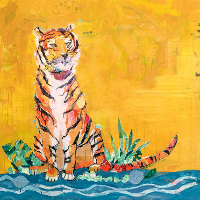 Tigre par Kellie Day - impression sur toile tendue