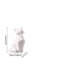 Modern-White-Geometric-Fox-Statue