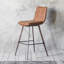 Catanzaro Upholstered Counter Stool with Metal Frame-27107896