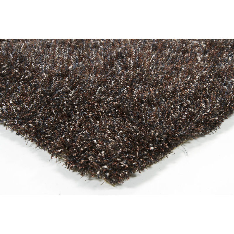 Barun Hand Loomed Area Rug in Brown, Rectangle 7'9" x 10'6"