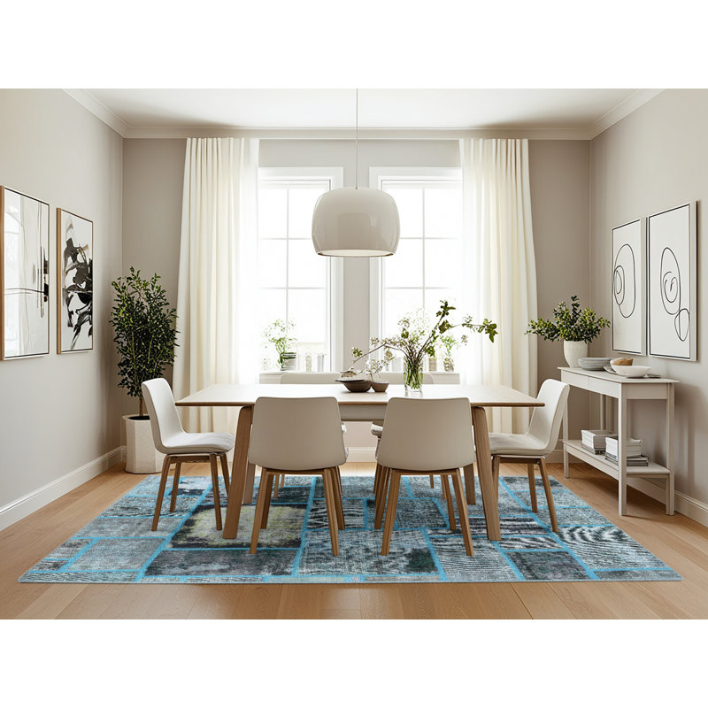 Abstract Indoor Rug, Rectangle 7' x 10'