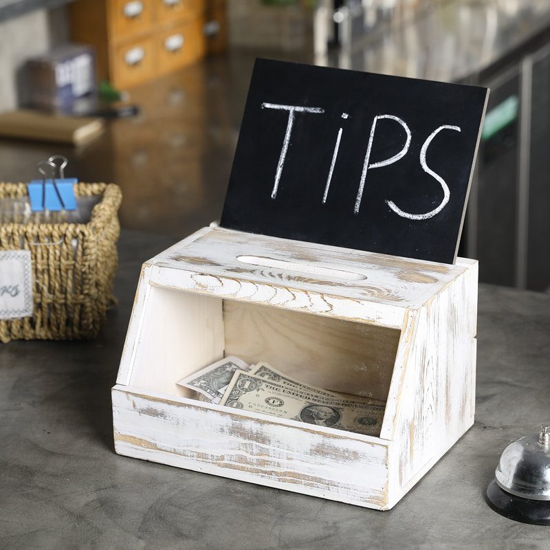Boîte aux lettres avec verrou en bois