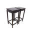 Pair of Elm Wood Side Tables
