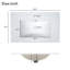 Meuble-lavabo de 30 pouces fabriqué à partir de matériaux naturels