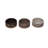 Transpac Stoneware 3.27 in. Multicolor Harvest Wildflower Ramekin Set of 3