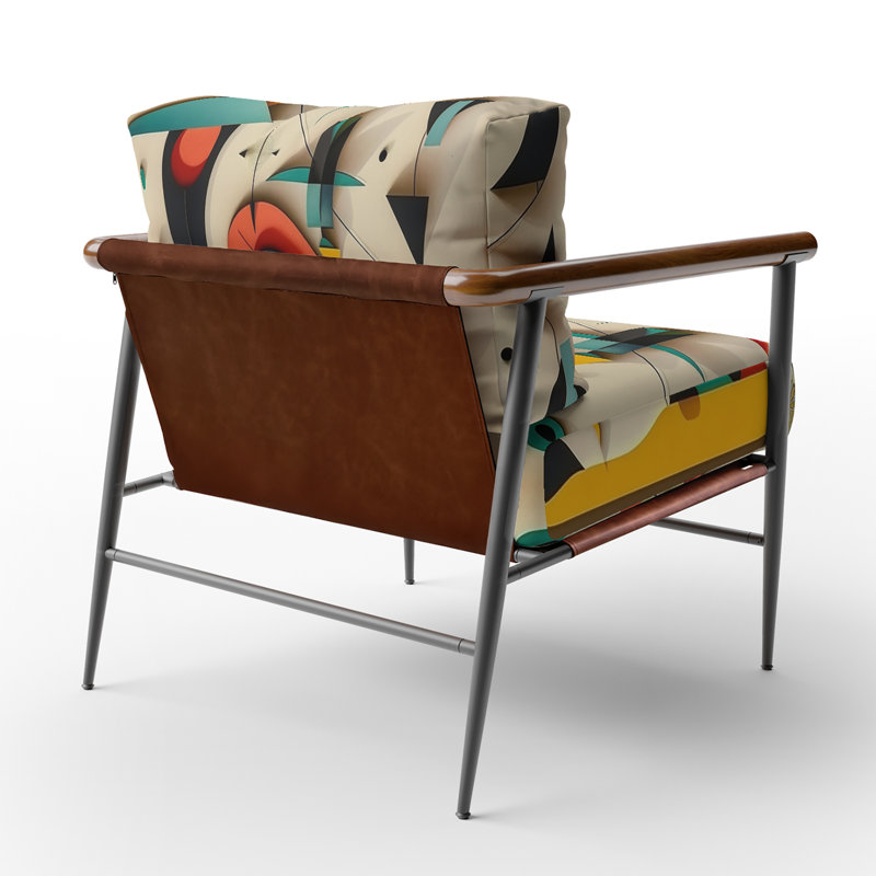 Fauteuil rembourré contemporain Playful, Noir, noir, noir, noir
