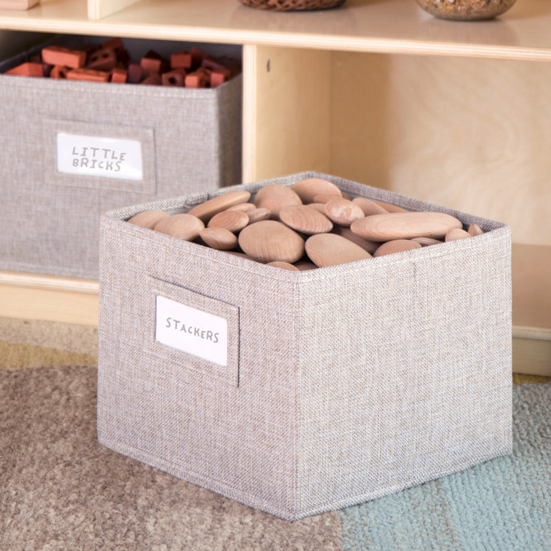 Rangement à 3 tablettes EdQ Essentials, Naturel