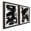 Cadre en bambou noir mat I - prêt à accrocher-709193683-709193711