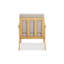Chaise longue Cue en chêne naturel blanc-2054935020