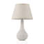 18 po Lampe de table moderne en céramique avec abat-jour en lin pour le salon de la chambre à coucher-130767106