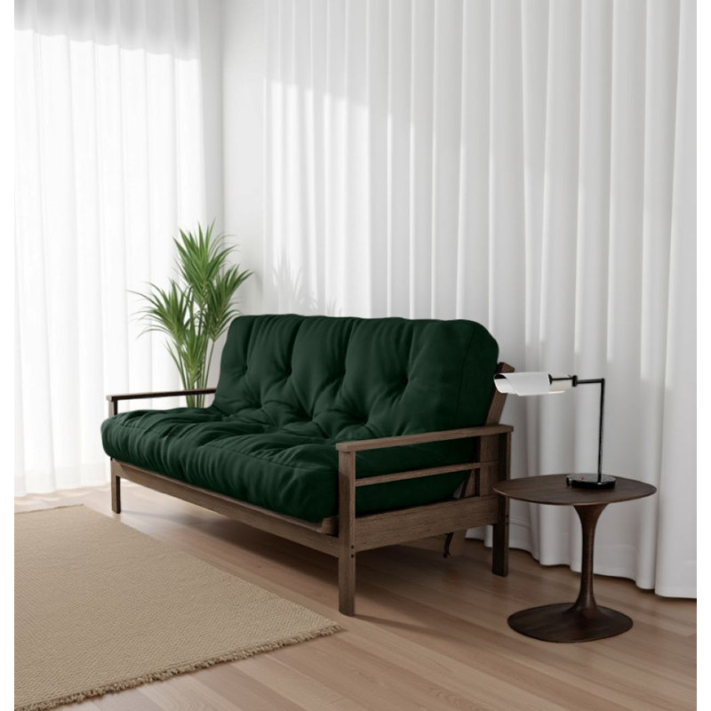 Matelas en mousse viscoélastique Hooppole Premium - Certifié CertiPUR-US, sans cadre, 8', Double, Vert foncé
