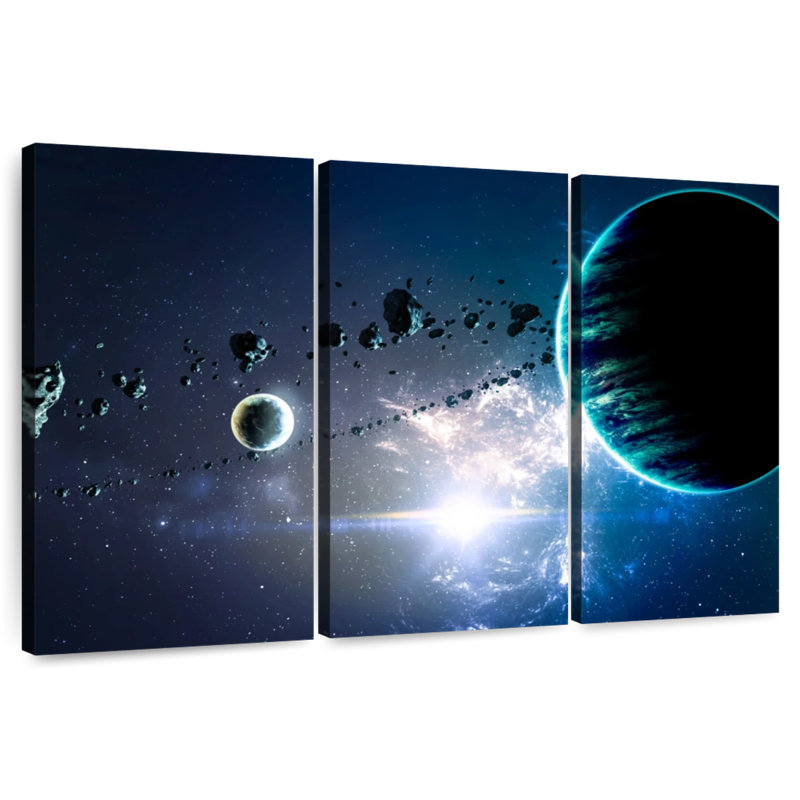 Oberle Planets And Nebula, 28" H x 45" W