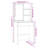 Itasha Dressing Table Set with LED Engineered Wood-740015254