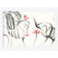 «Lotus Study With Coral III», reproduction sur toile-29044033
