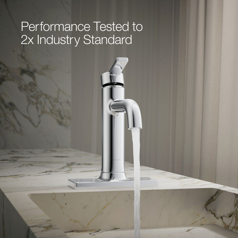 Venza Single-Handle Bathroom Sink Faucet 1.2 GPM, Polished Chrome