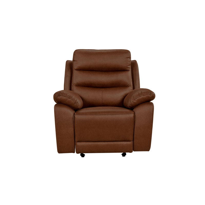 Fauteuil inclinable électrique, brun, Brown