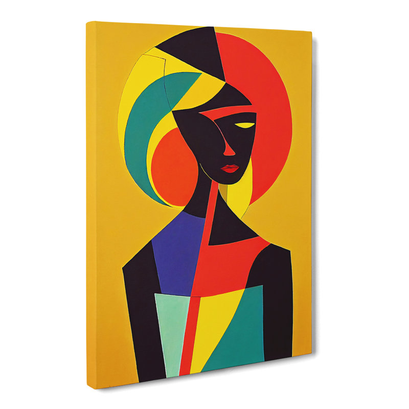 African Woman In Abstract - Wrapped Canvas, 76cm H x 50cm W x 3cm D
