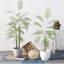 Palmier artificiel 3,9 pi en pot pour décoration de bureau personnel (1 branche)-1010055639